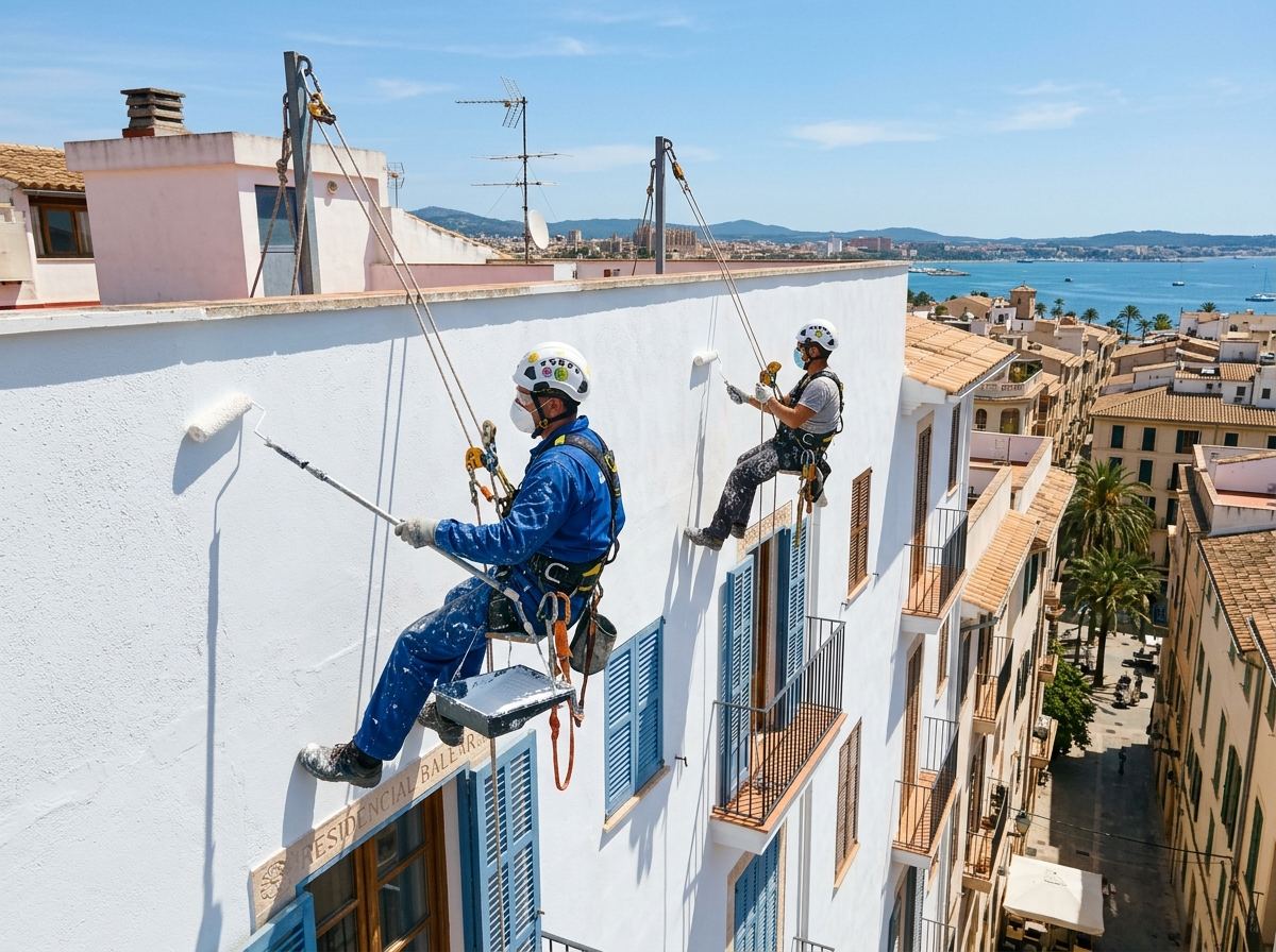 Pintura de fachadas en Palma