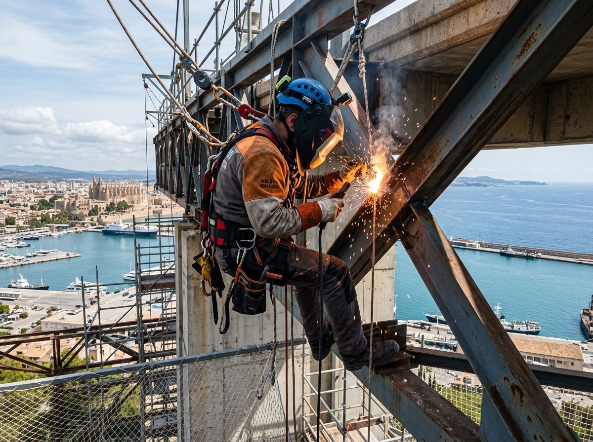 Soldadura en altura en Palma